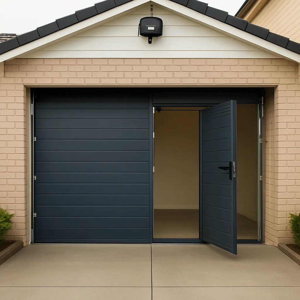 خرید عمده درب سکشنال با قیمت مناسب – آگما 1 درب سکشنال با نفر رو در پارکینگ مسکونی