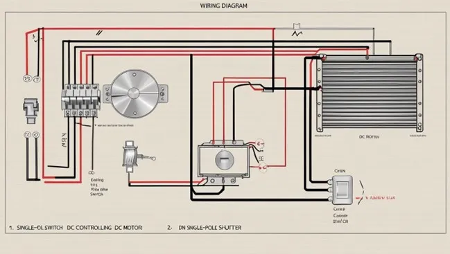 🛠️ نصب کرکره برقی: راهنمای گامبهگام 5 دیاگرام سیمکشی رسیور به موتور