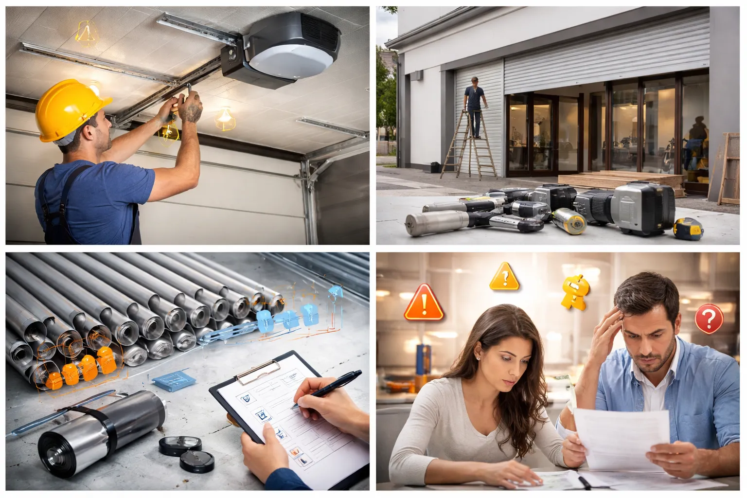 اشتباهات رایج در خرید درب برقی